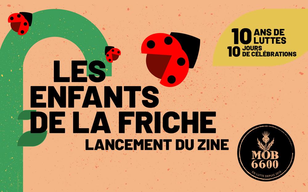 Lancement du zine « Les enfants de la friche »